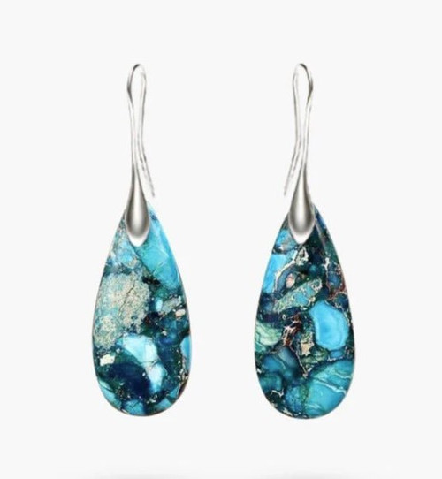 Ocean Energy Protection Teardrop earrings