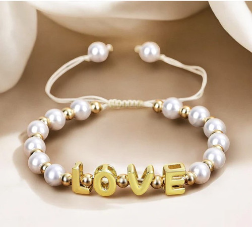 Pearl Radiance LOVE  bracelet Pearl Radiance LOVE  bracelet