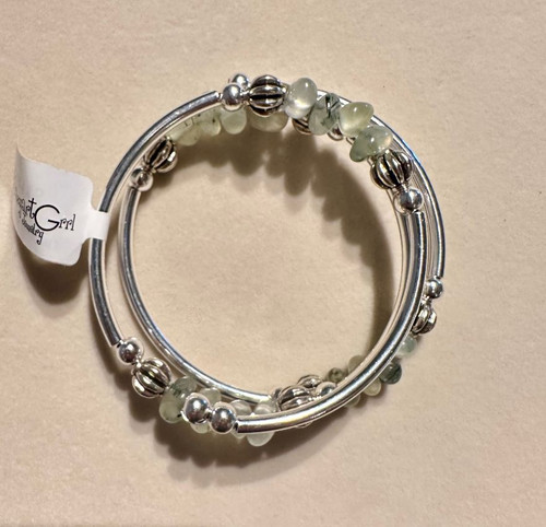 Fossil - Green Prehnite Bracelet