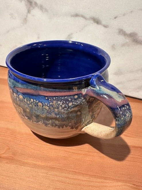 Latte Mug - cobalt canyon Latte Mug - cobalt canyon