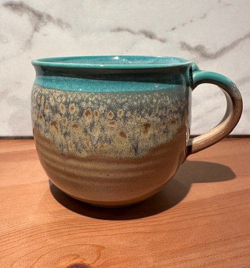 latte mug island oasis clay in motion
