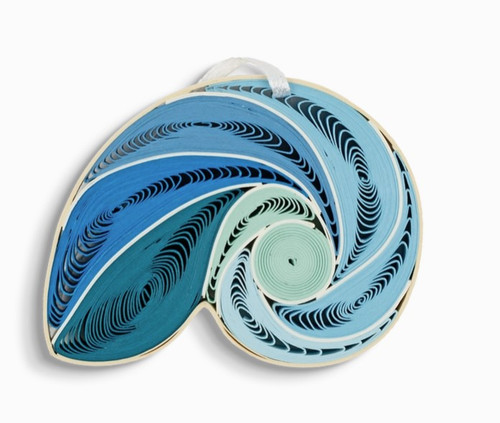 Quilled Seashell Ornaments Box Set of 3