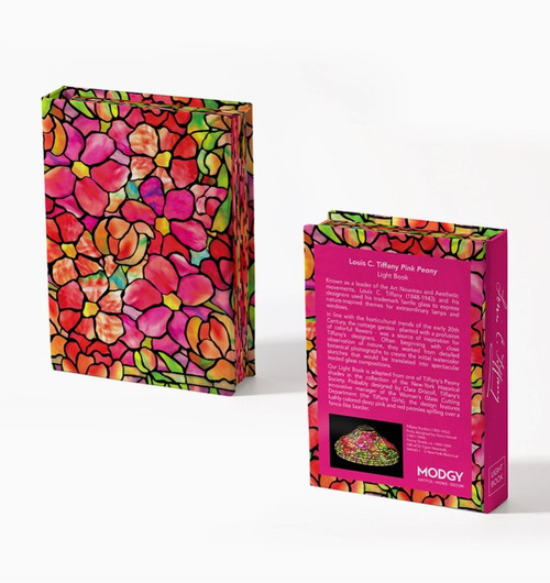 Modgy Light Book - Louis C. Tiffany Pink Peony