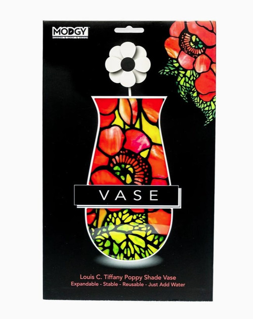 Modgy Expandable Vase - Louis C. Tiffany Poppies