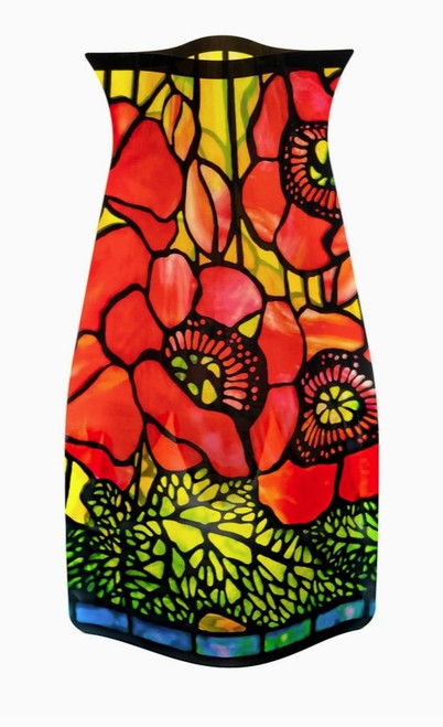 Modgy Expandable Vase - Louis C. Tiffany Poppies