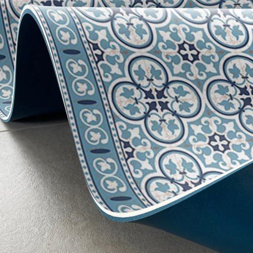 Pinta Blue comfort cushion vinyl floor mat 