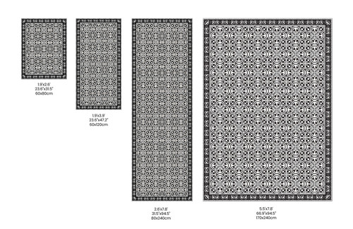 Pinta_B vinyl floor mat rug