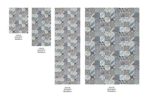 Metal_GA vinyl floor mat rug