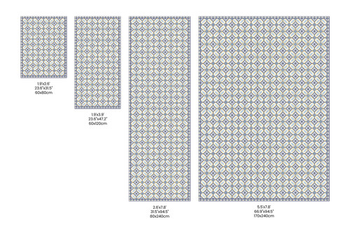 Cesar_A vinyl floor mat rug