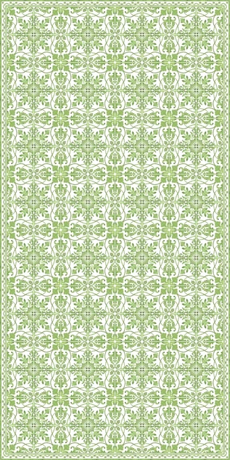 Adama April_V vinyl floor mat green rug