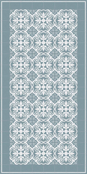 adama wind_g vinyl floor mat rug blue 