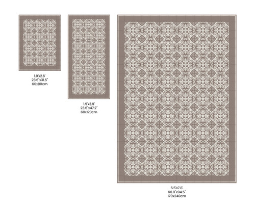 Wind_B  vinyl floor mat rug