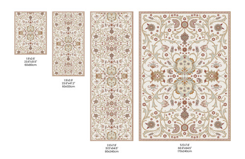 Castany_N vinyl floor mat rug