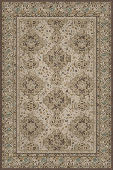 Grand Estate The Banquet Hall - vinyl floor cloth sizes 52x76, 72x108