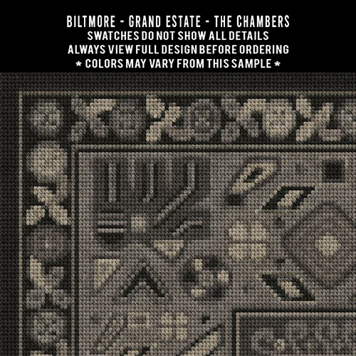 Biltmore Grand Estate The Chateau - vinyl floor cloth swatch sample