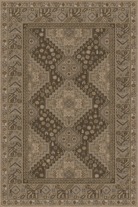 Biltmore Grand Estate The Chariot - vinyl floor cloth 23x30, 24x36, 38x56
