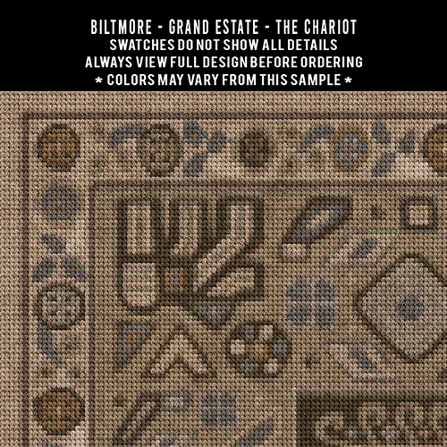 Biltmore Grand Estate The Chateau - vinyl floor cloth swatch 