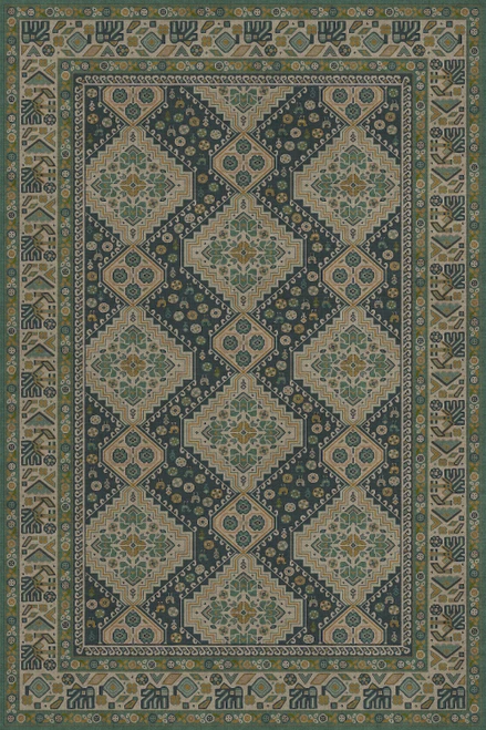 Biltmore Grand Estate The Loggia - vinyl floor cloth sizes 52x76, 72x108