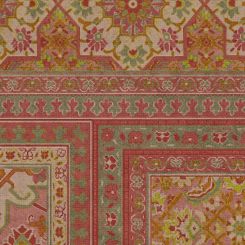 Biltmore Maison Tapis Provence - vinyl floor cloth detail