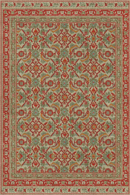 Biltmore Maison Tapis Roussillon - vinyl floor cloth sizes 20x30, 24x36, 38x56