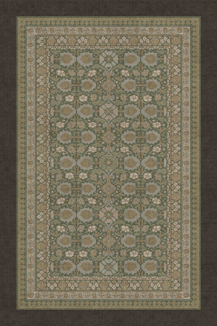 Biltmore Promenade Aurora - vinyl floor cloth sizes 20x30, 24x36, 38x56