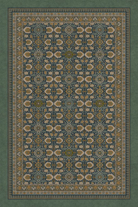 Biltmore Promenade Striking Flora - vinyl floor cloth sizes 52x76, 72x108