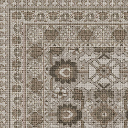 Biltmore Promenade Winter Garden - vinyl floor cloth detail 