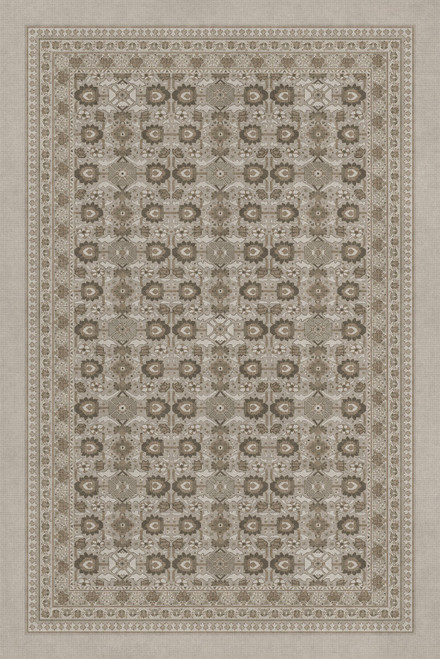 Biltmore Promenade Winter Garden - vinyl floor cloth sizes 52x76, 72x108