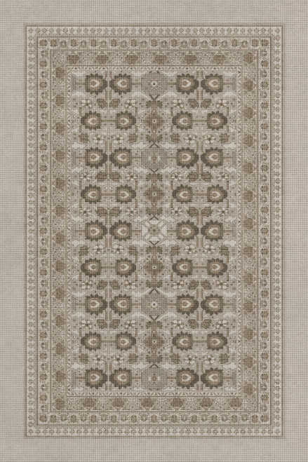 Biltmore Promenade Winter Garden - vinyl floor cloth sizes 20x30, 24x36, 38x56