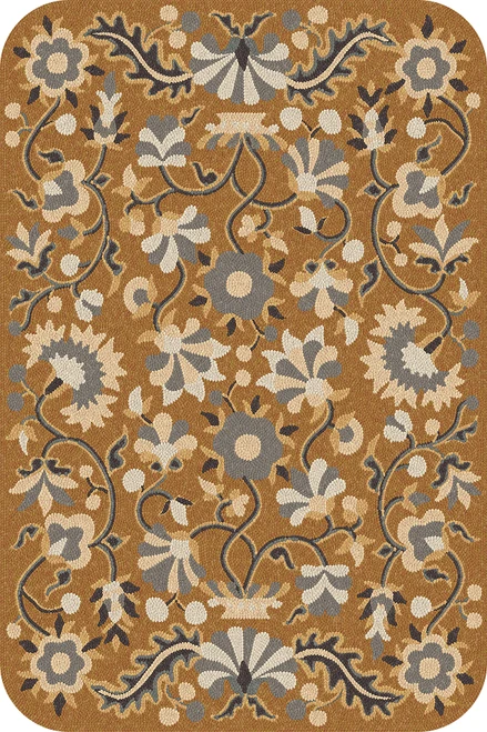 Parterre The Garland Rays - vinyl floor cloth 20x30, 24x36, 30x44, 38x56, 52x76, 70x102