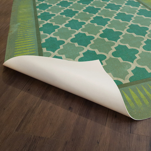 Classic Pattern 10 Aladdin - vinyl floor cloth underside 