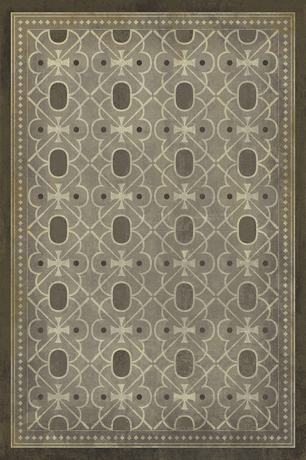 Classic Pattern 5 Baker Street - vinyl floor cloth sizes 20x30, 24x36, 30x44, 38x56, 52x76, 70x102