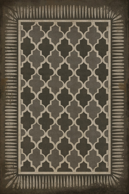 Classic Pattern 10 Arabian Nights - vinyl floor cloth sizes 20x30, 24x36, 30x44, 38x56, 52x76, 70x102