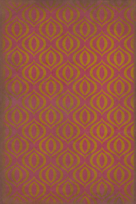 Classic Pattern 15 Phoenix - vinyl floor cloth sizes 20x30, 24x36, 30x44, 38x56, 52x76, 70x102