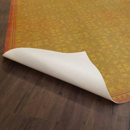 Classic Pattern 21 All in the Golden Afternoon - vinyl floor cloth underside 