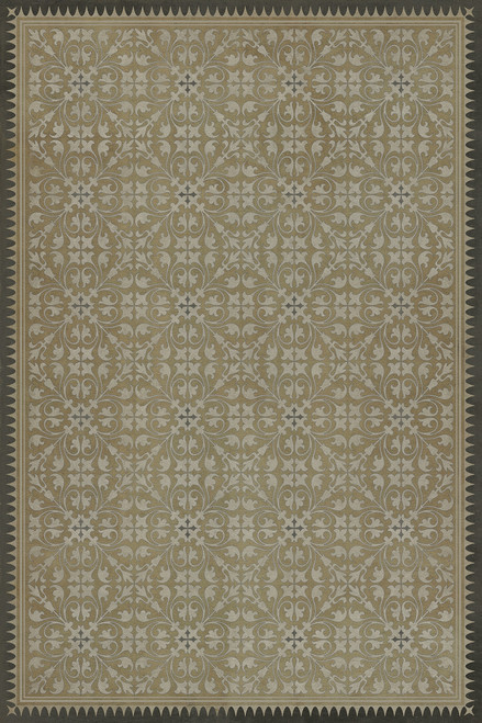 Classic Pattern 21 Dinah - vinyl floor cloth sizes 20x30, 24x36, 30x44, 38x56, 52x76, 70x102