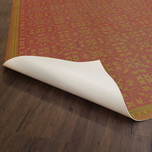Classic Pattern 21 Jabberwocky - vinyl floor cloth underside 