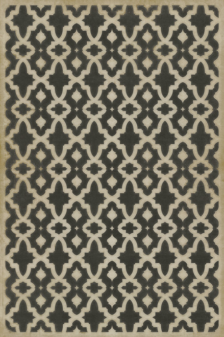 Classic Pattern 31 A Murder of Crows - vinyl floor cloth sizes 20x30, 24x36, 30x44, 38x56, 52x76, 70x102