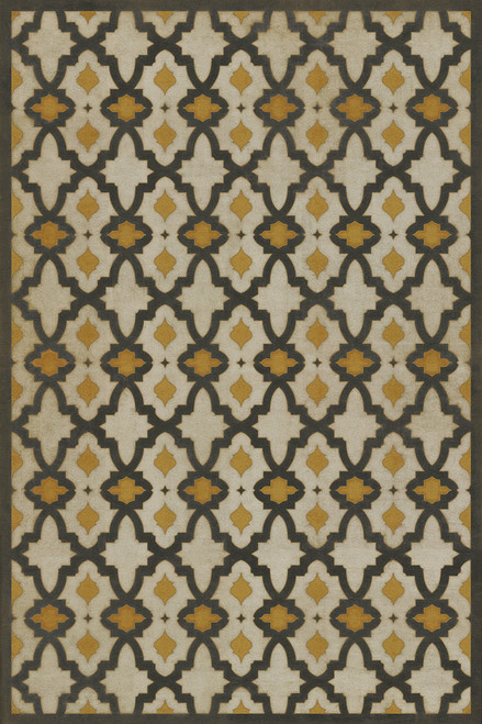 Classic Pattern 31 Rajha - vinyl floor cloth sizes 20x30, 24x36, 30x44, 38x56, 52x76, 70x102