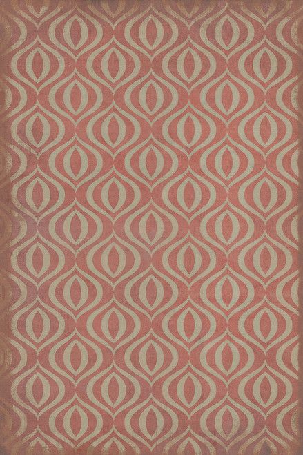 Classic Pattern 15 Genie - vinyl floor cloth sizes 20x30, 24x36, 30x44, 38x56, 52x76, 70x102