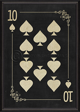 Ace of Spades white on black (91414) Spicher and Company