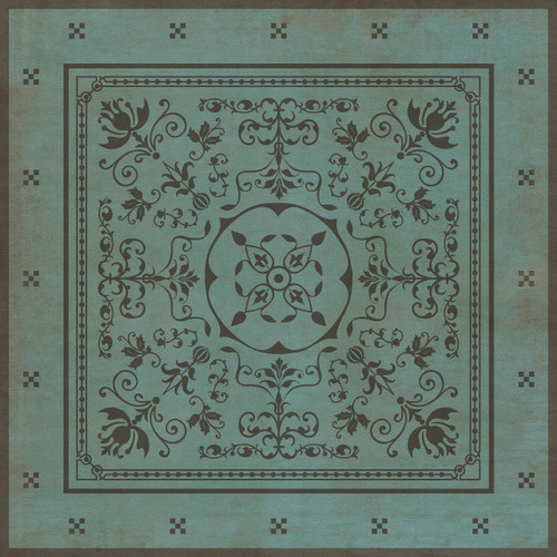 Pattern 22 Plato - vinyl floor cloth, Image for all square sizes