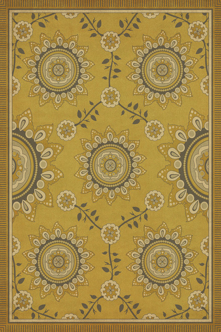 Pattern 44 Holein - vinyl floor cloth, Image for all rectangle sizes