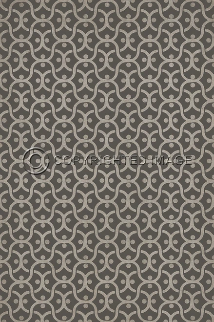 Pattern 47 Grey Matter - vinyl floor cloth sizes 20x30, 24x36, 30x44, 38x56, 52x76, 70x102