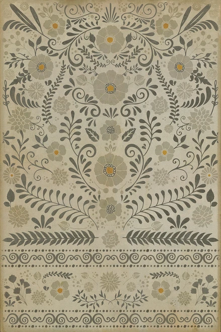 Pattern 36 Common Sense - vinyl floor cloth, Image for all rectangle sizes