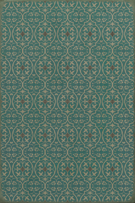 Pattern 51 Echo in the Memory - vinyl floor cloth sizes 20x30, 24x36, 30x44, 38x56, 52x76, 70x102, 84x120