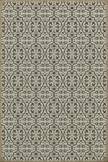 Pattern 51 Sense and Sensibility - vinyl floor cloth sizes 20x30, 24x36, 30x44, 38x56, 52x76, 70x102, 84x120