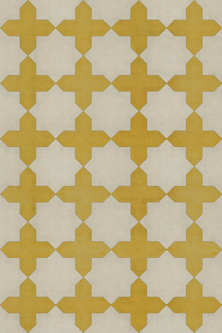 Pattern 23 The Lesser Light - vinyl floor cloth sizes 20x30, 24x36, 30x44, 38x56