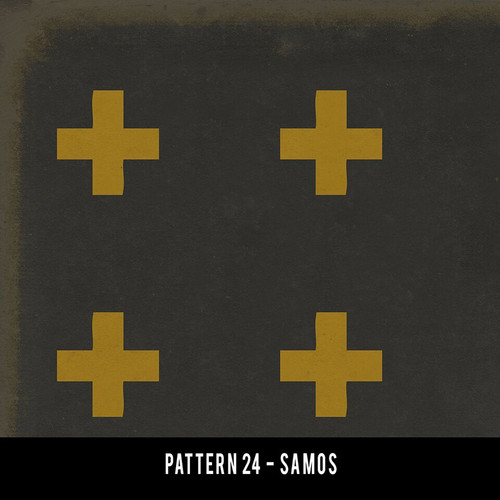 Pattern 24 Samos - vinyl floor cloth swatch sample