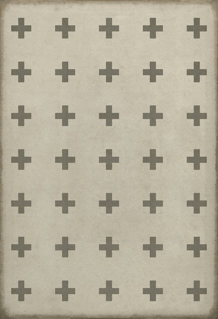 Pattern 24 Kyros - vinyl floor cloth sizes 52x76, 70x102